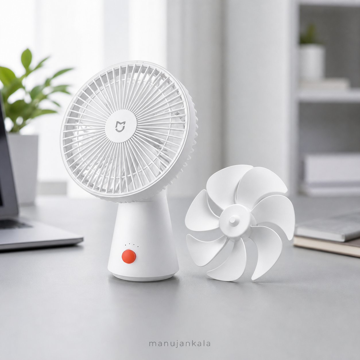 d82f7e42-986b-4d33-8c72-e12c856c5548 پنکه قابل حمل شیائومی مدل Rechargeable Mini Fan - Image 1